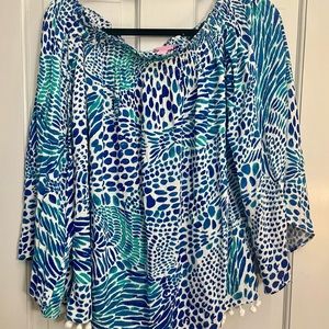 Lilly Pulitzer off the shoulder top